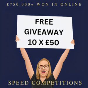 Free 10 x £50 Giveaway