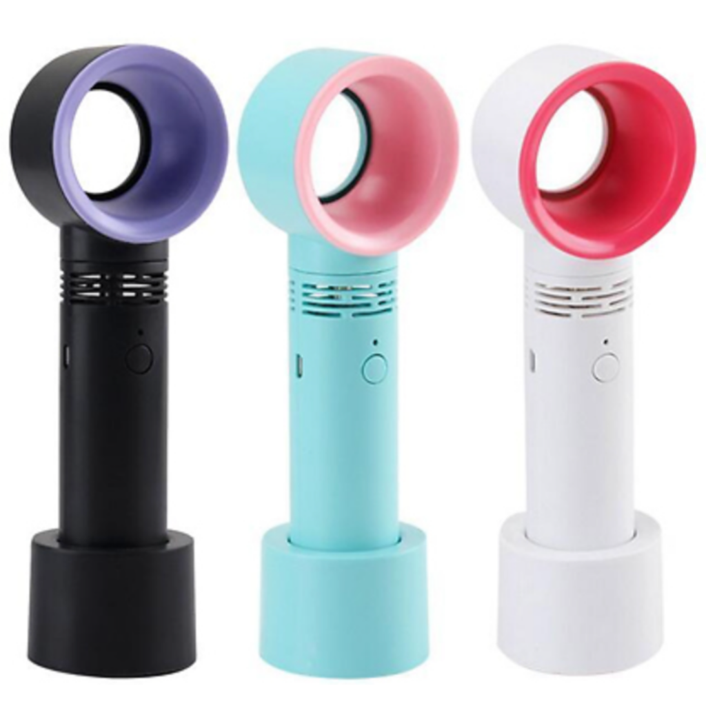 Bladeless Handheld USB Fan 90 Off Today! LatestFreeStuff.co.uk