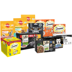 Free Cesar, Pedigree, Sheba Pet Food