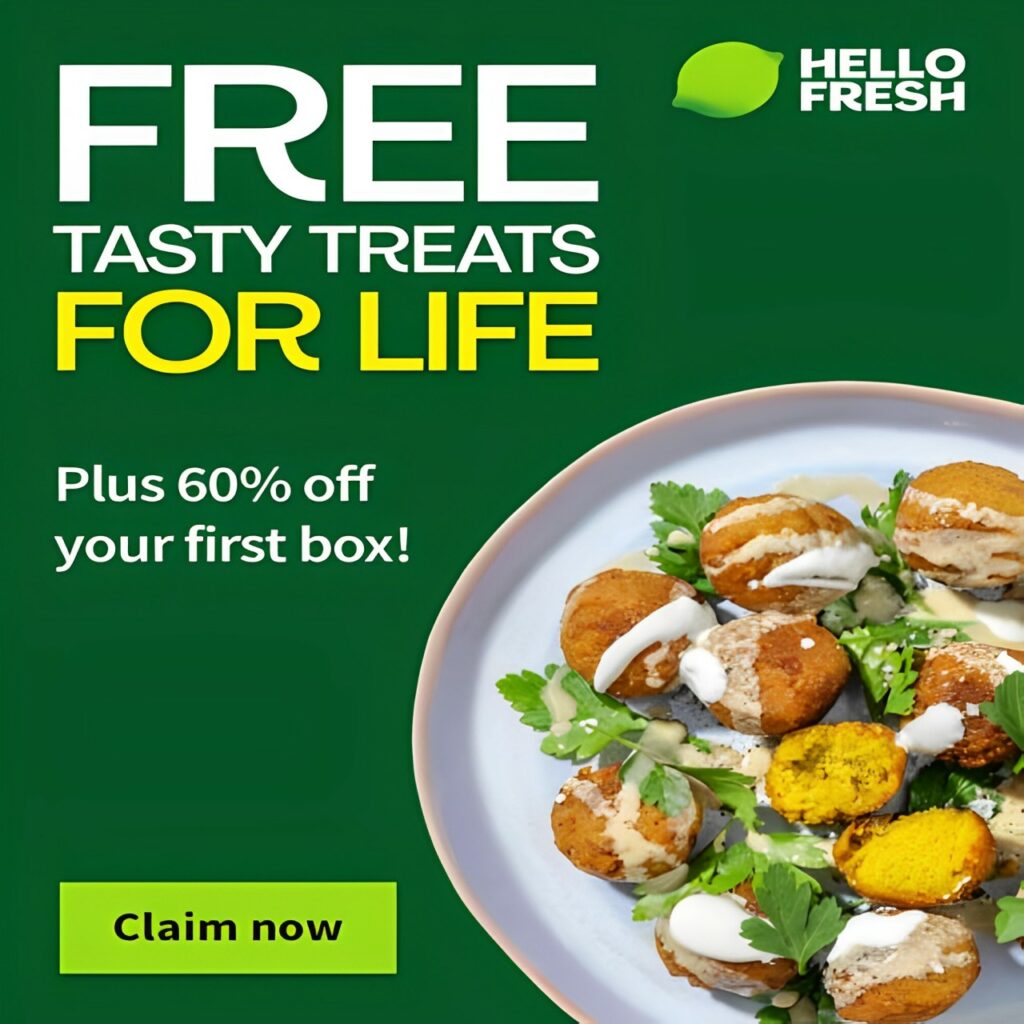 HelloFresh Box 60 Off + 3 Free Gifts LatestFreeStuff.co.uk