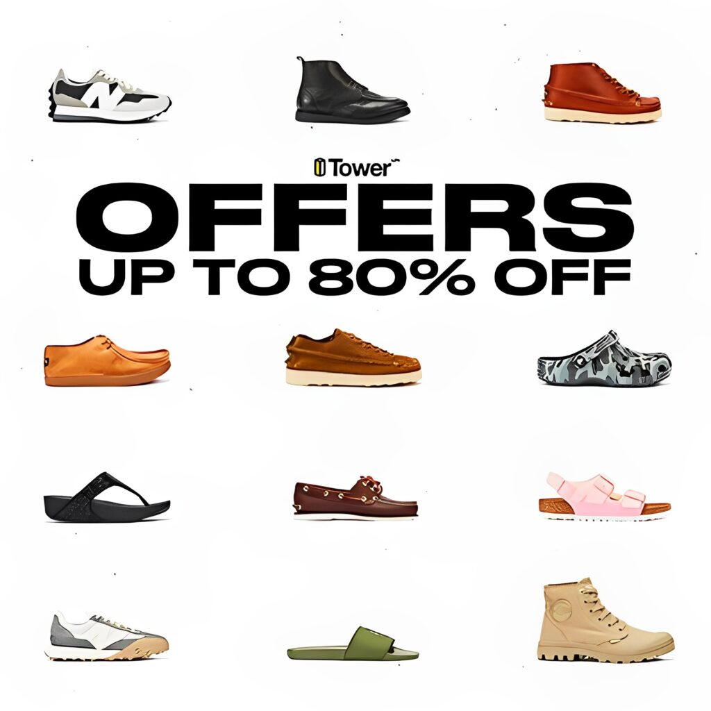 Up to 80% off New Balance, Birkenstock, Clarks & More