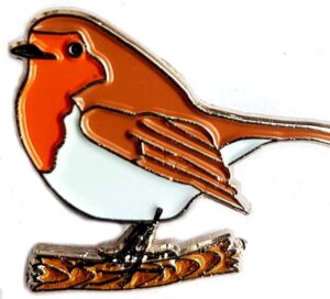 Free Robin Pin Badge & Certificate