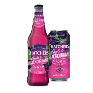 Free Thatchers Apple & Blackcurrant Cider Bottle