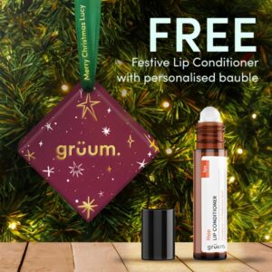 Free Lip Conditioner & Personalised Christmas Bauble (Worth £18)