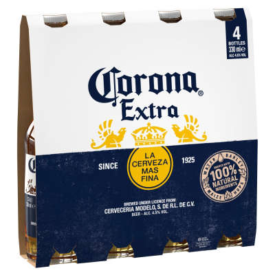 Free Corona Extra Drinks (4x330ml Pack)