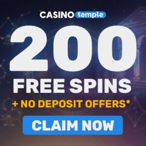 Casino Temple – 200 Free Spins (No Deposit)