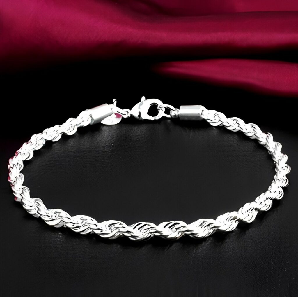 Free White Gold Vermeil Bracelet (Worth £50)