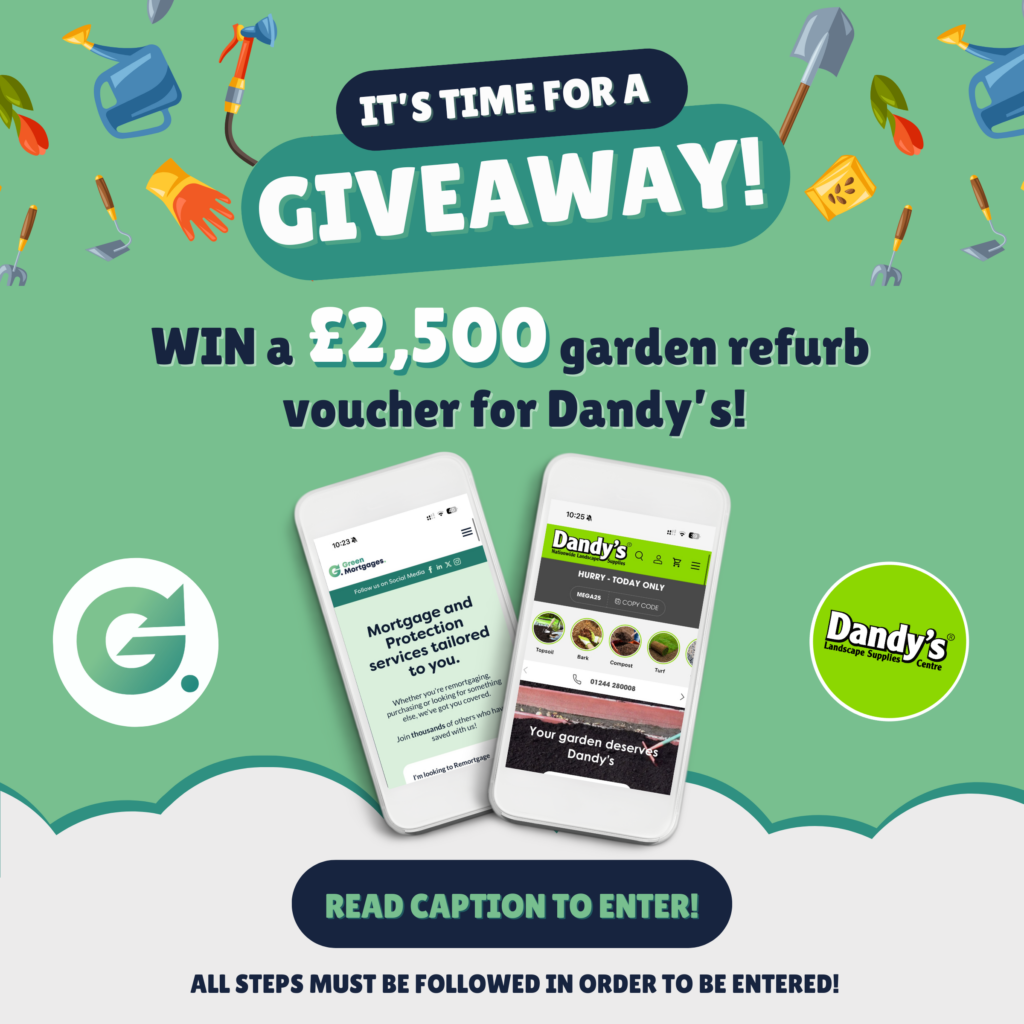 Win a Garden Refurb Voucher (Worth £2,500)
