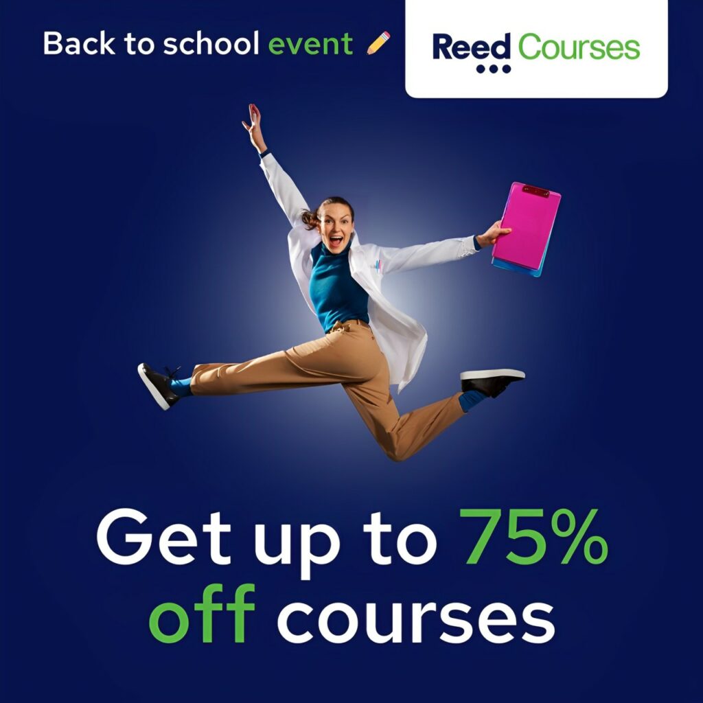Save Up To 75% On A Range Of Courses