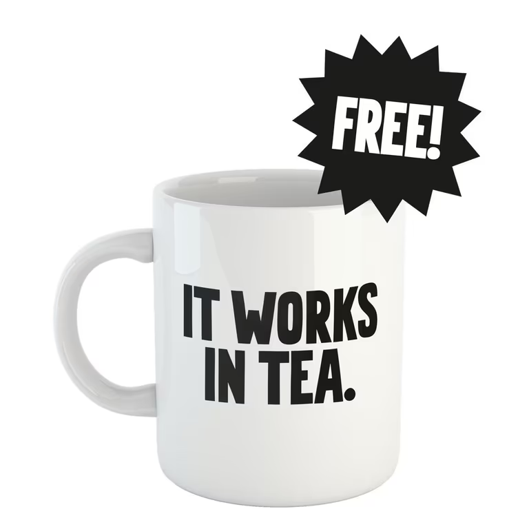 Free Oatly Mug, PG Tips Tea Bags & Milk