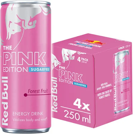 Free Red Bull Pink Can