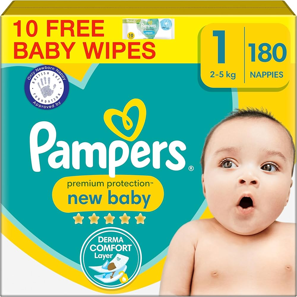 Free Pampers Baby Nappies