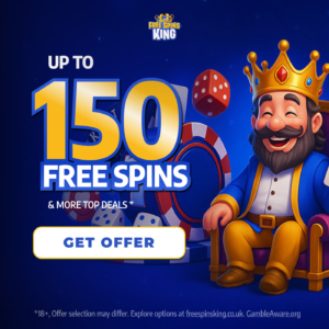 Free Spins King – Up To 150 Free Spins*