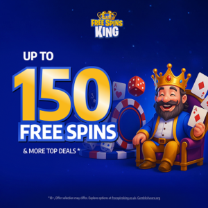 Free Spins King – Up To 150 Free Spins*