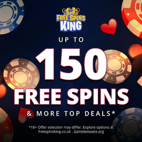 Free Spins King – Up To 150 Free Spins*