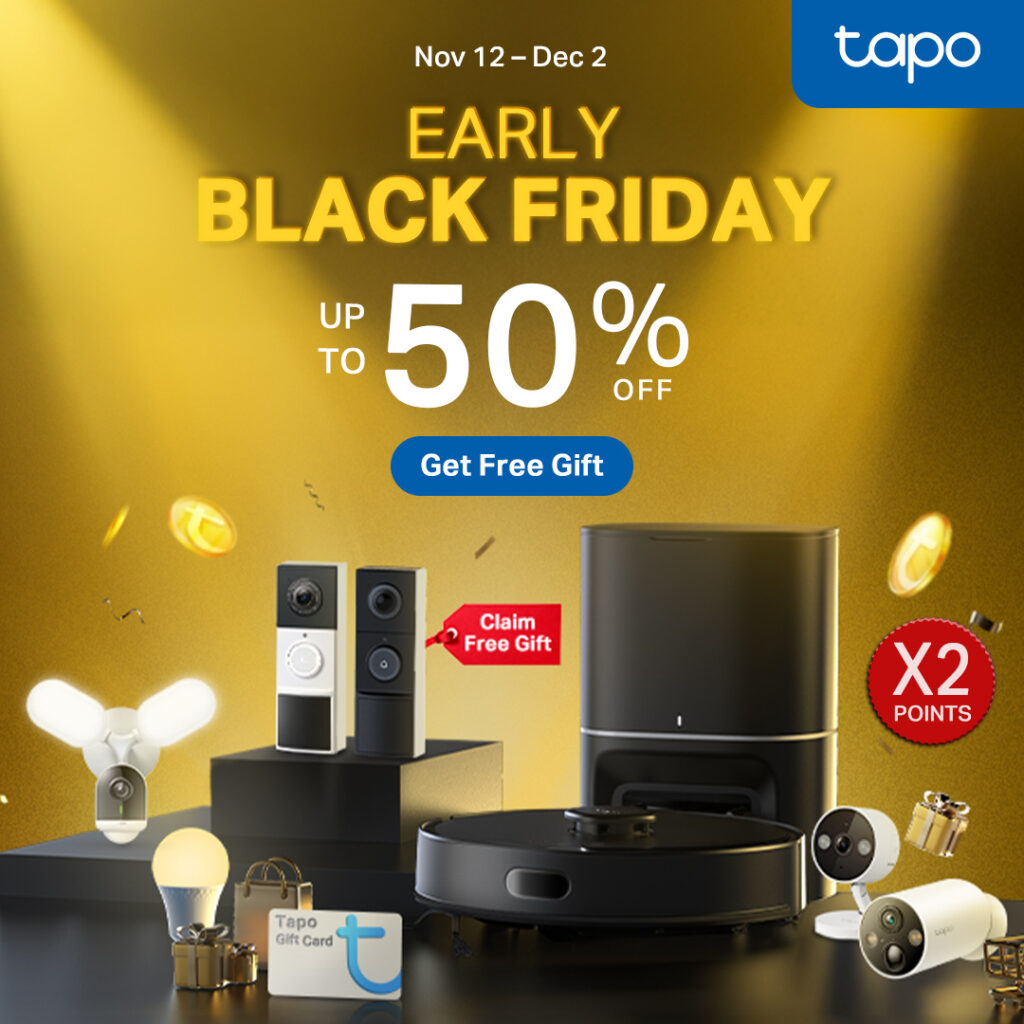 Black Friday Sale – 50% Off Video Doorbells, Smart Camera & More + Free Gift