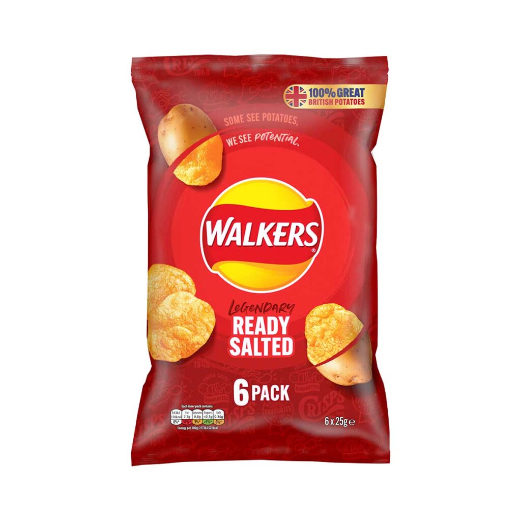 Free Walkers Crisps (6 Pack)
