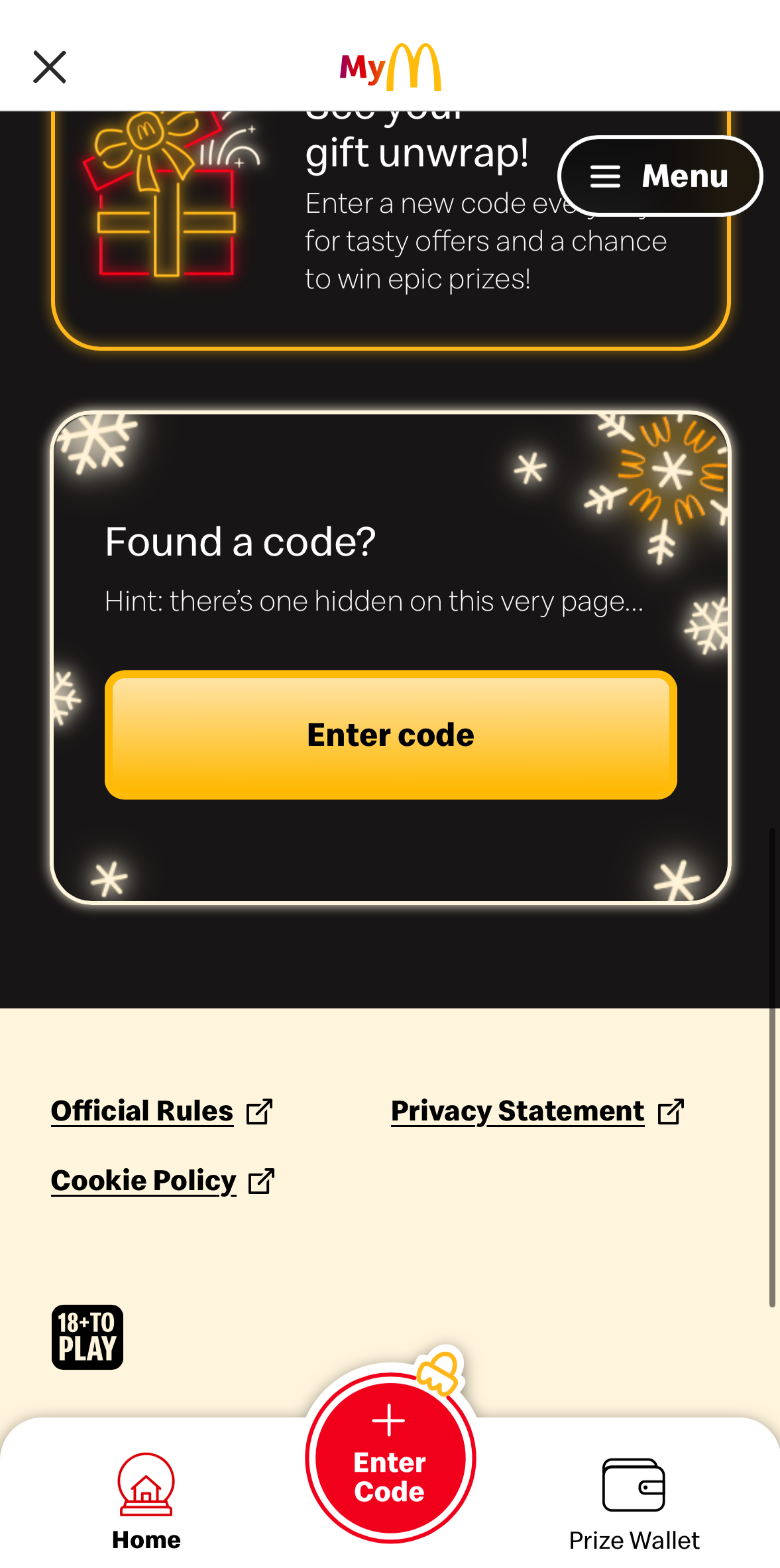 McDonald’s Christmas Gift Drop Codes 2025 Latest Free Stuff