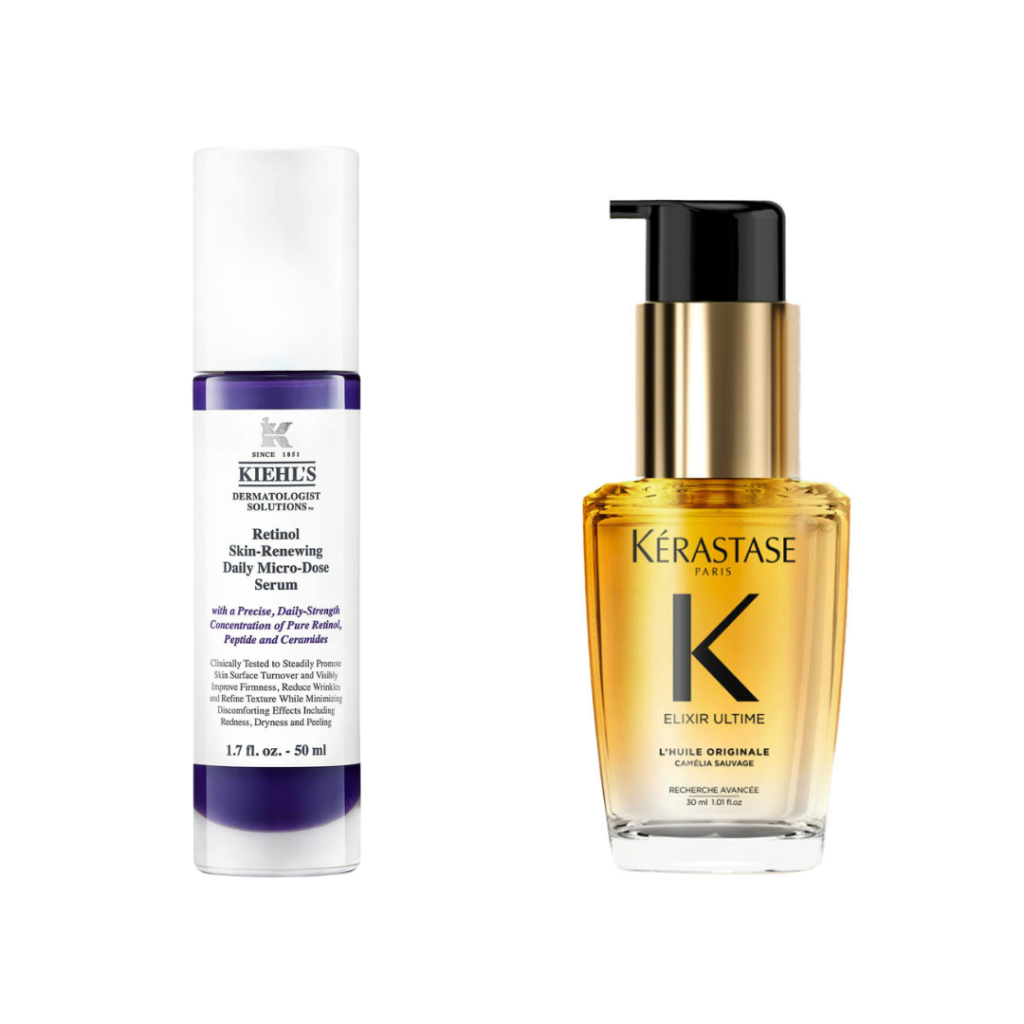 Free Kiehl’s Serum & Kérastase Hair Oil