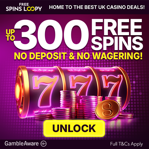 Up to 300 Free Spins – No Deposit