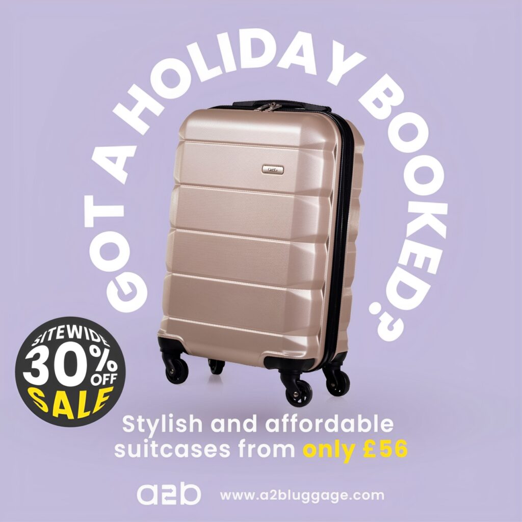 Over 30% Off Stylish Quality Luggage – Exclusive Launch Sale