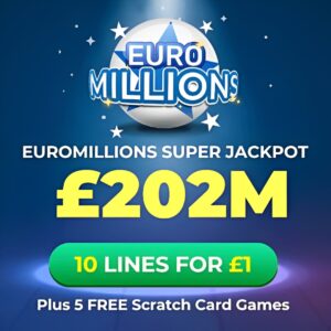 Free EuroMillions Tickets – £202 Million Jackpot!