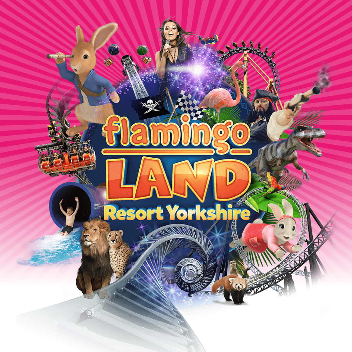 Flamingo Land – 50% Off Family Pass Tickets!