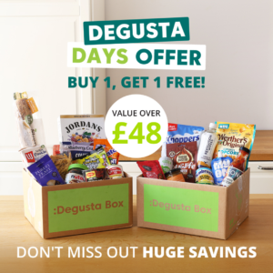 Degusta Box – 50% Off + Free Surprise Box!