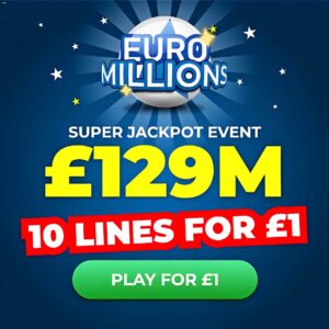 Free EuroMillions Tickets – £129 Million Jackpot!