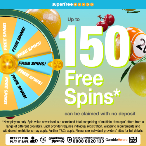 150 Bingo Free Spins – No Deposit!