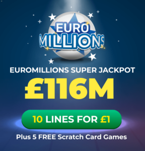 Free EuroMillions Tickets – £116 Million Jackpot!