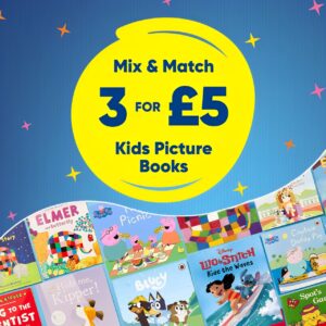 Disney, Bluey & More Kids Books – 3 For £5!