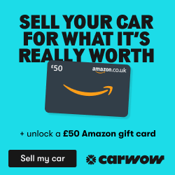 Free £50 Amazon Gift Card When You Sell Your Car with Carwow