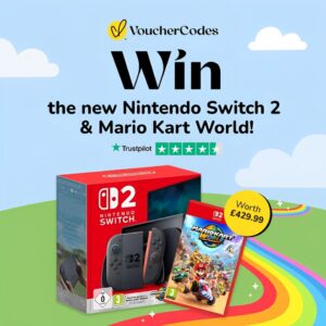 Win a Nintendo Switch 2 + Mario Kart World (Worth £429.99)