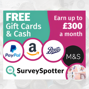 Earn Up To £300 Per Month!