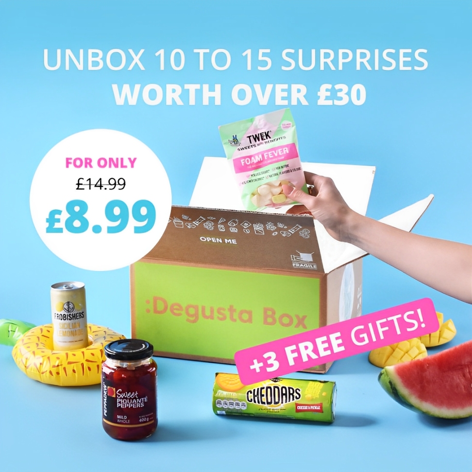 Degusta Box – 40% Off + 3 Free Gifts!