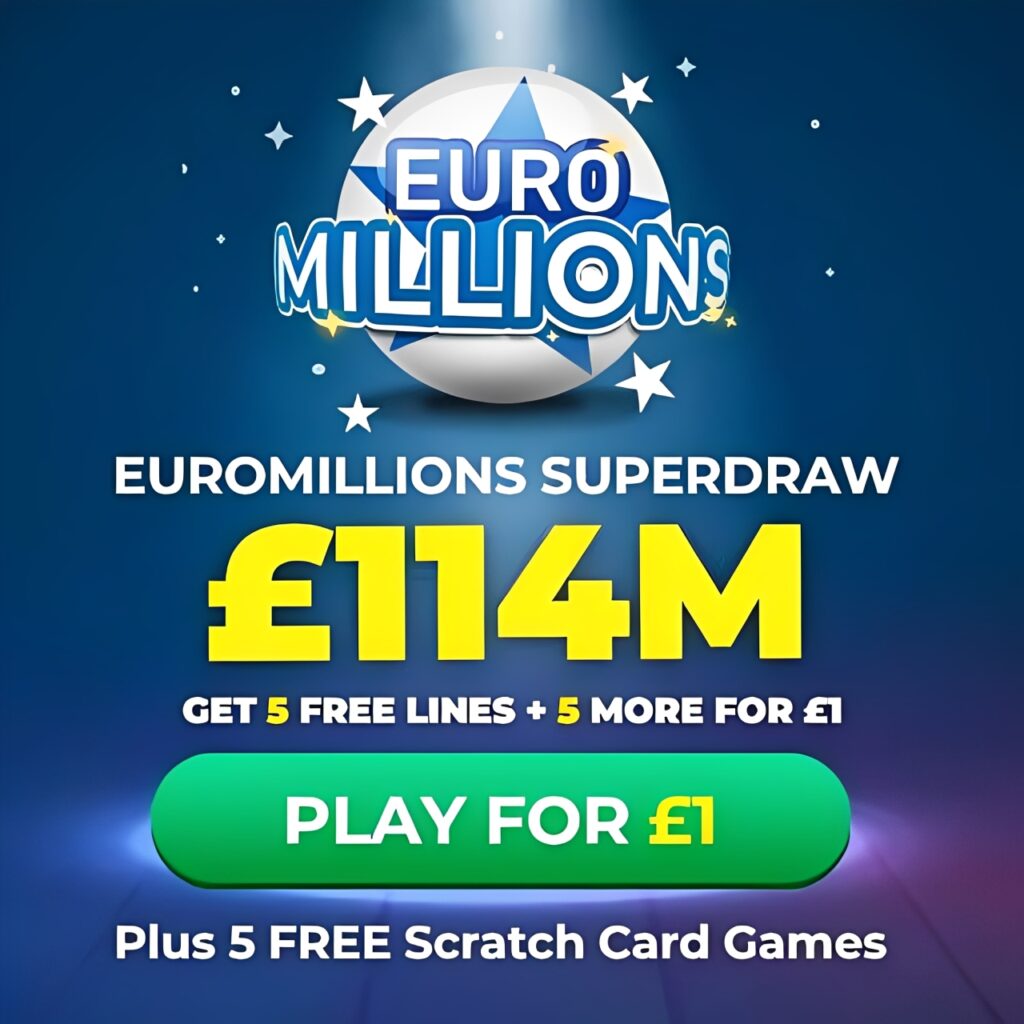 Free EuroMillions Tickets – £114 Million Super Jackpot!