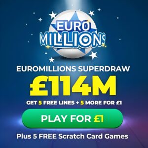 Free EuroMillions Tickets – £114 Million Super Jackpot!