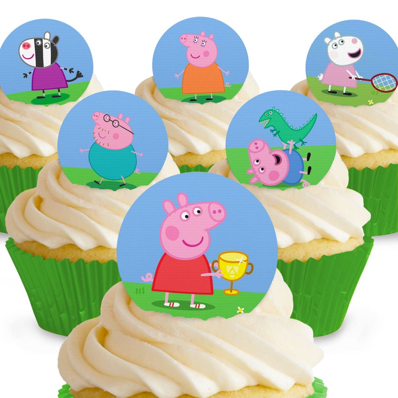 Free Peppa Pig Cupcakes, Stickers & More