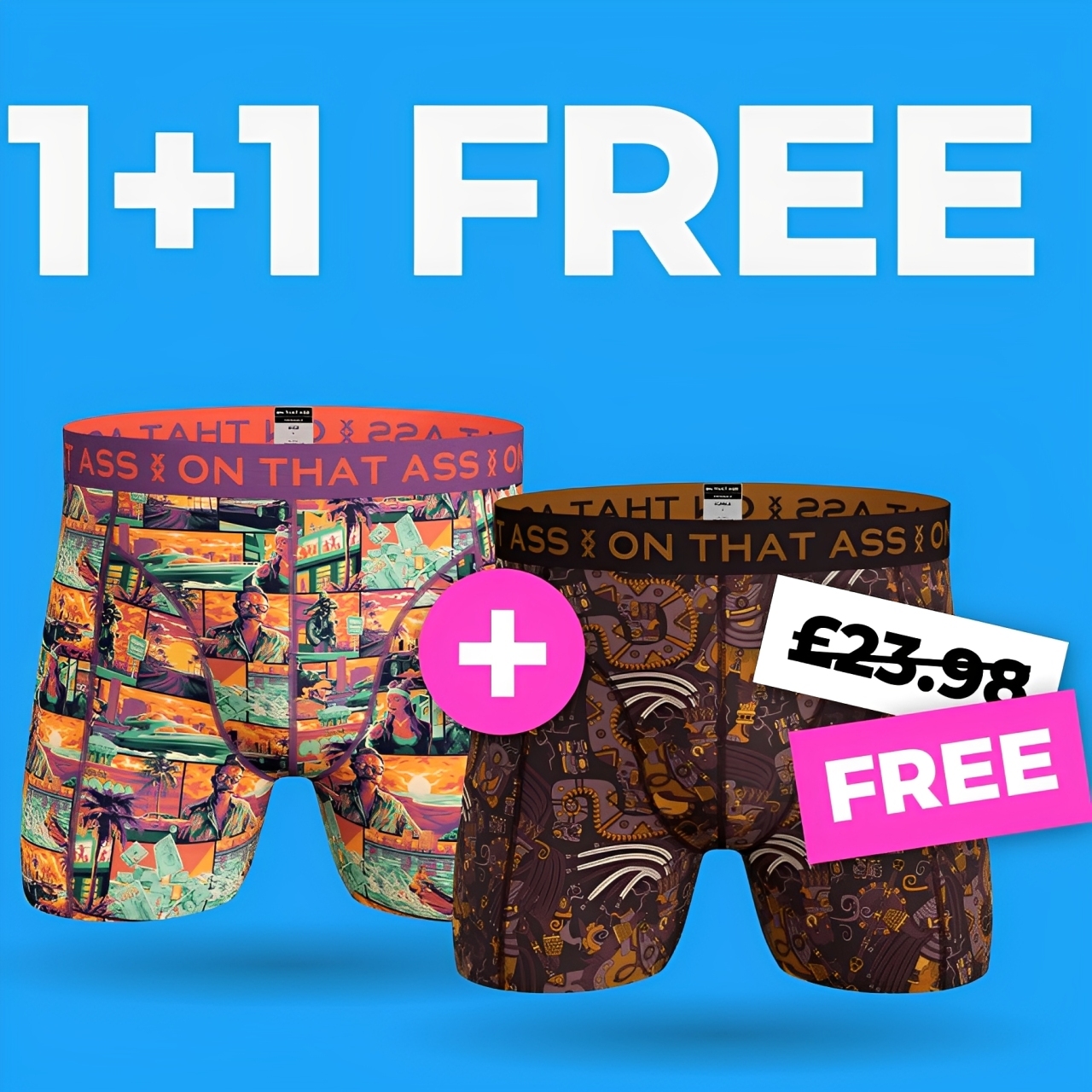 Free Boxer Shorts (2 Pairs)
