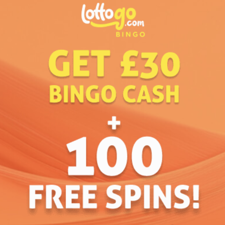 Get £30 Bingo Cash + 100 Free Spins