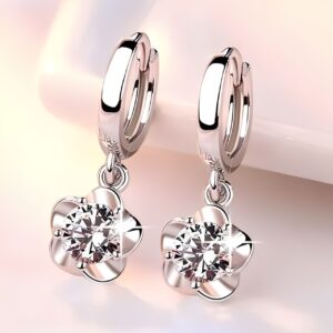 Free White Topaz Earrings