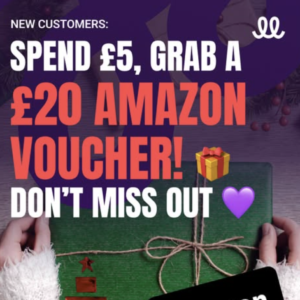 Free £20 Amazon Voucher With £5+ Spend