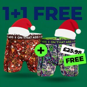 Special Christmas Offer – 2 x Free Boxer Shorts (Worth £23.98)