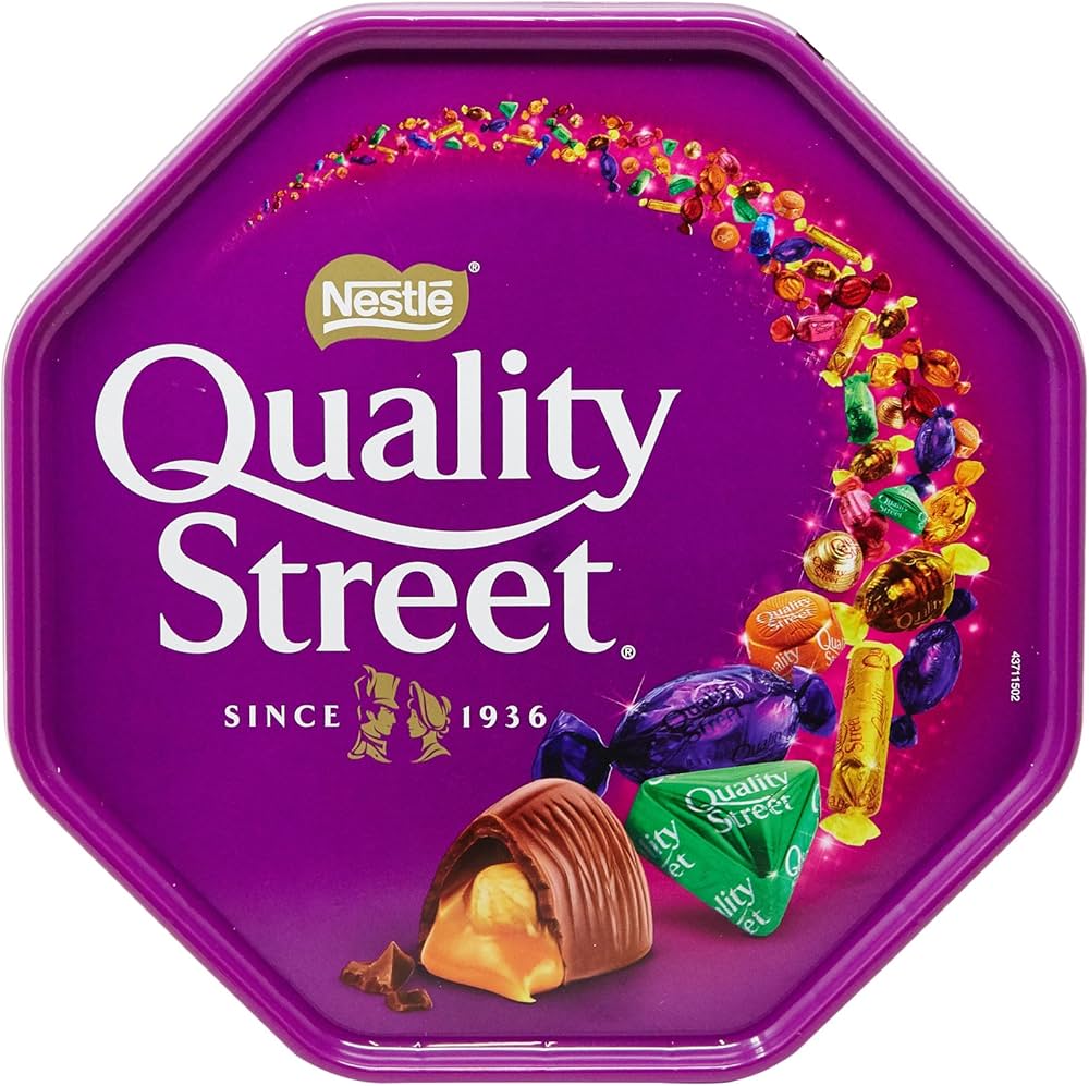 Free Quality Street Chocolate Tin