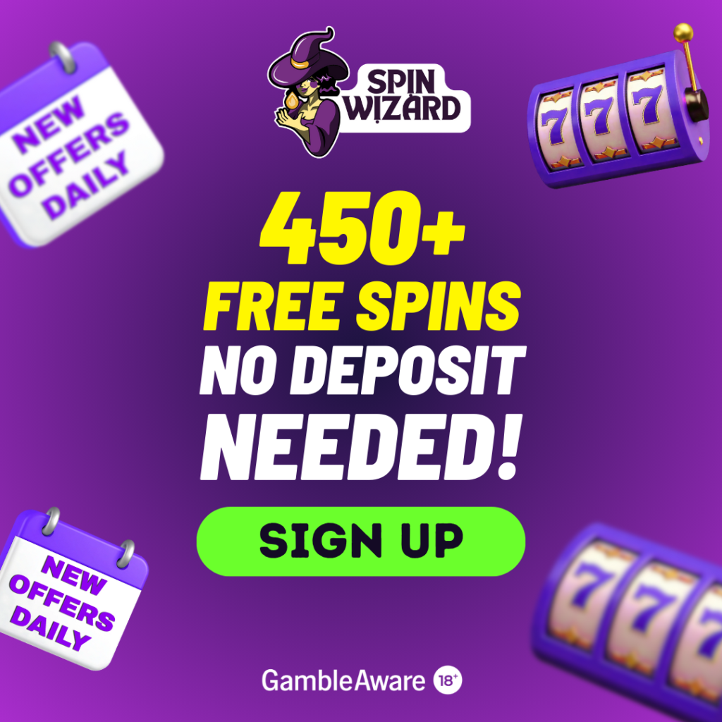 Get 450+ Free Spins – No Deposit Required