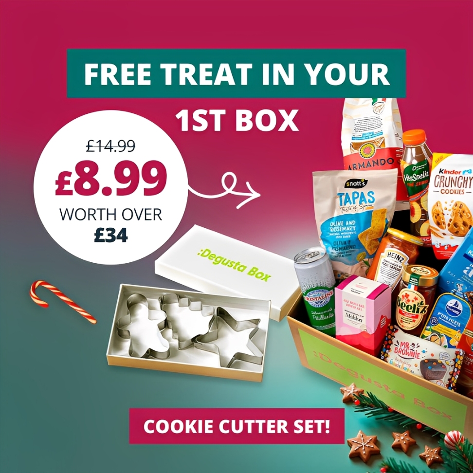 Mystery Food Box + Free Cookie Cutter Set (Worth £34+)