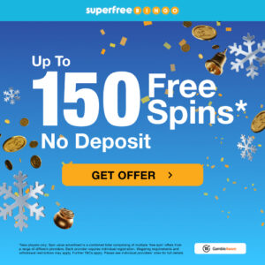 Up to 150 Bingo Free Spins – No Deposit