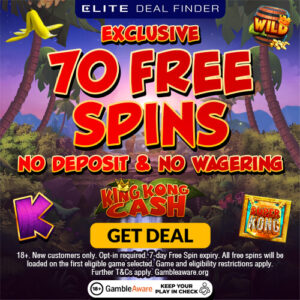 Exclusive 70 Free Spins – No Deposit & No Wagering