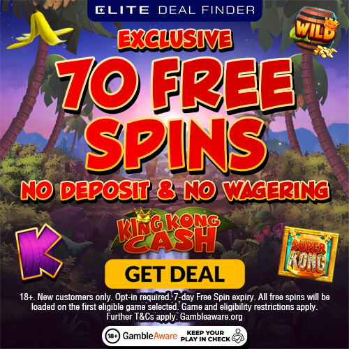 Exclusive 70 Free Spins – No Deposit & No Wagering